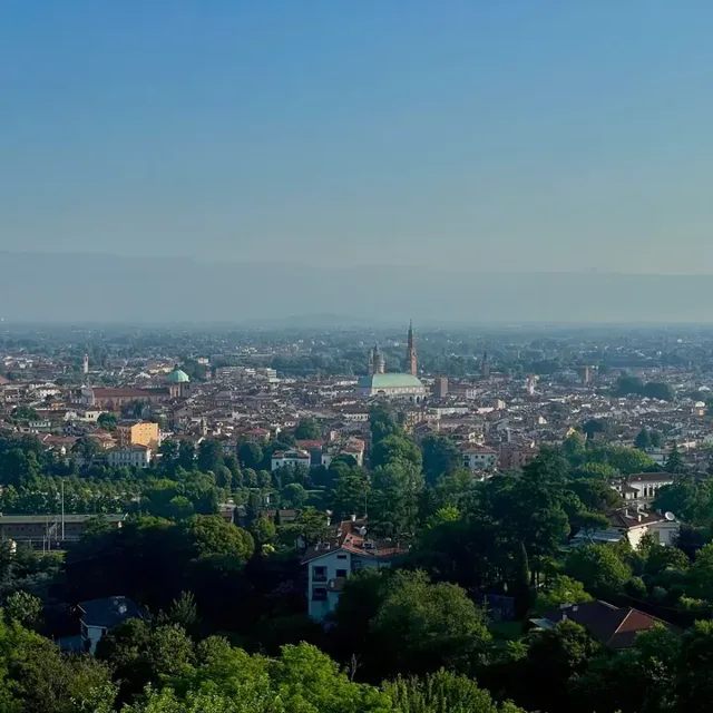Panorama sul centro storico di Vicenza
